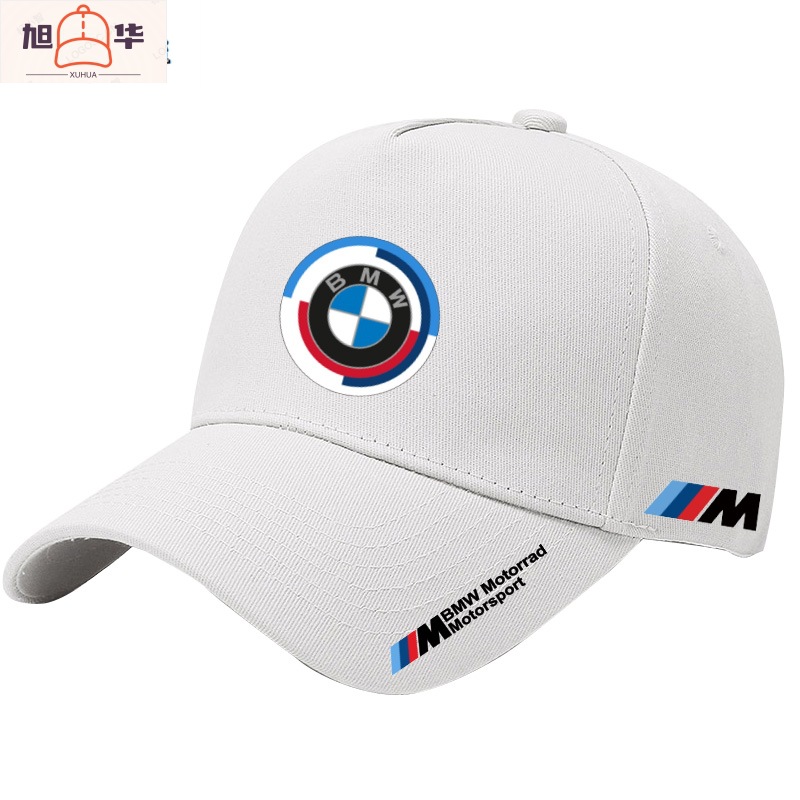 宝马40周年新logologo印款鸭舌帽骑行周边棒球帽夏装男士棉遮阳