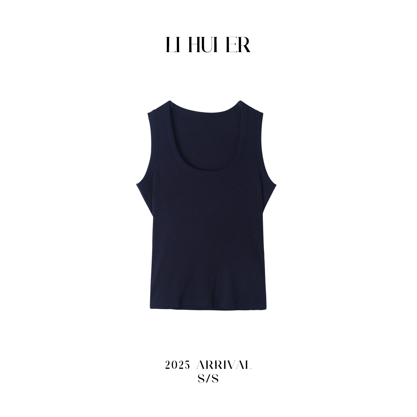 LiHuiEr李慧儿【月尔维相】2025显瘦高级设计夏季无袖背心YC-616