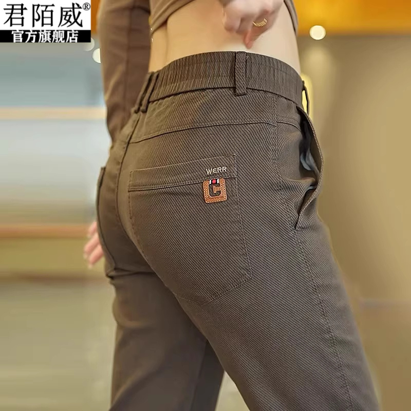 男士休闲裤2025秋季男裤高端商务男款长裤宽松直筒新款春秋裤子男