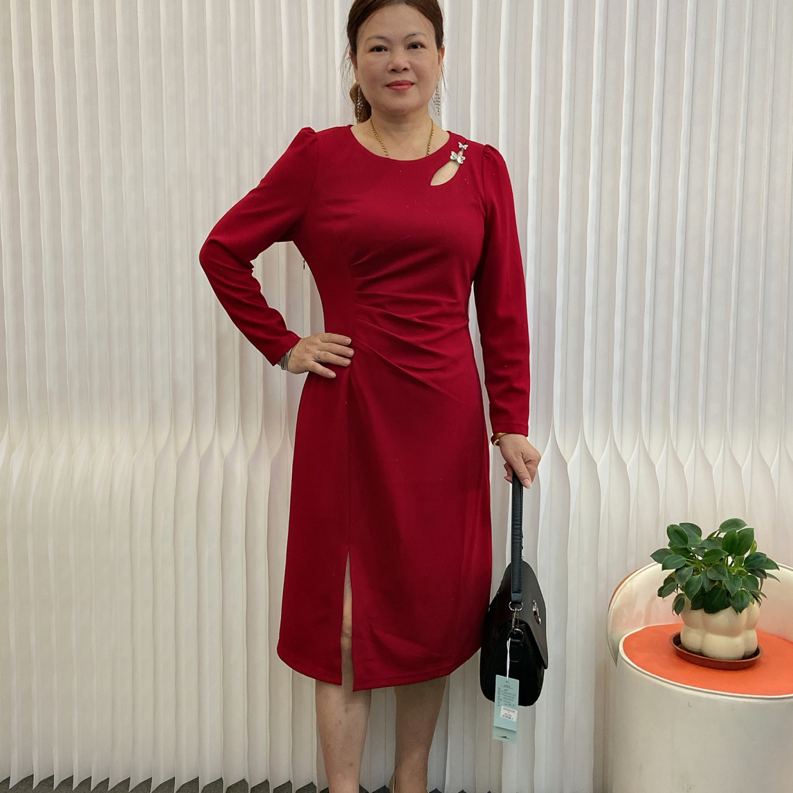 YF！63023#时尚气质显瘦连衣裙
