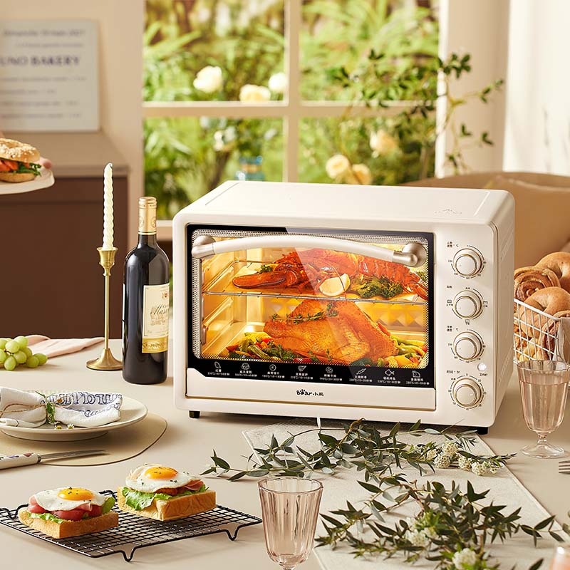 小熊家用电烤箱40升大容量多功能全自动烤箱专业烘培推荐双层烤肉