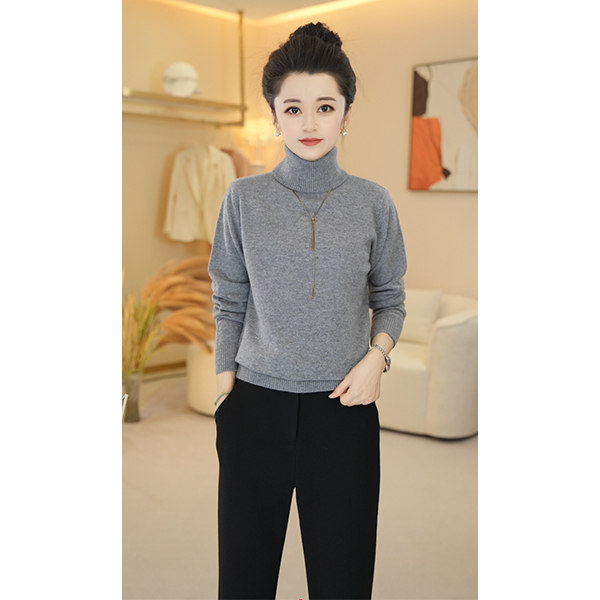 ClotheKlurd2025高领羊毛衫冬季新款时尚打底衫