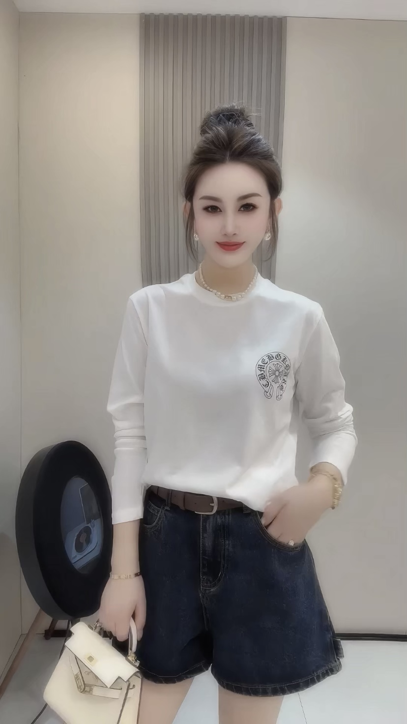 欧洲站早秋女2025新款女装时尚气质长袖百搭宽松显瘦女神T恤女