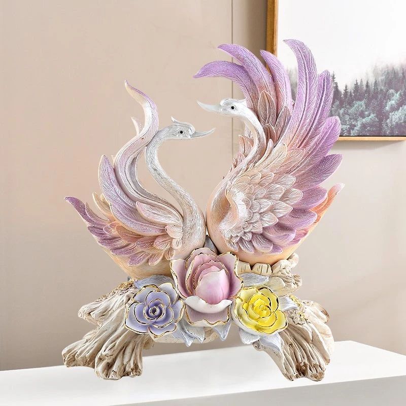 OVOZI官方正品现代简约时光之舞北欧家居书房树脂装饰品玄关工艺