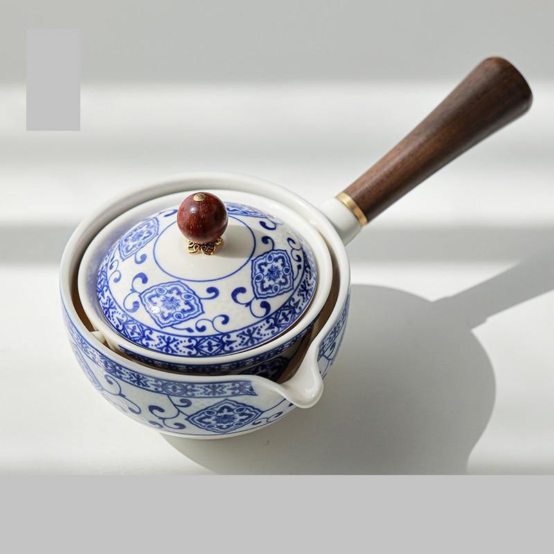 逍遥泡茶壶三百六十度旋转不会掉不烫手懒人茶壶可拆卸茶壶一体式