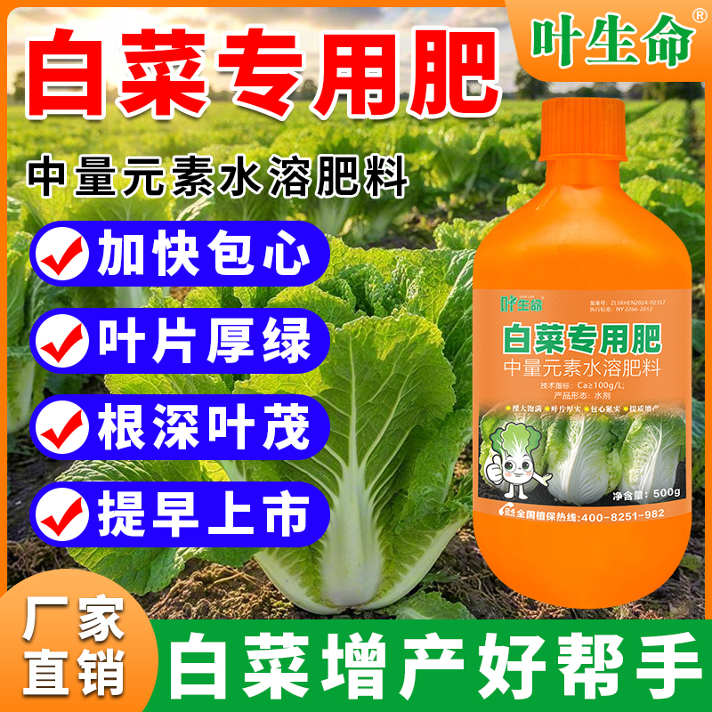 白菜猛长专用叶面肥蔬菜肥料叶片猛长生根壮苗催生速长快速吸收