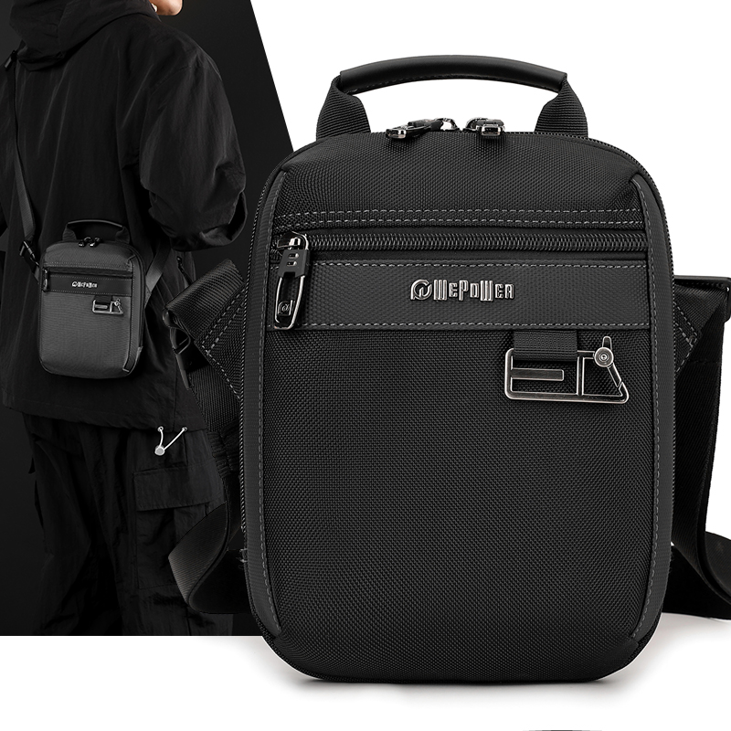 2026年新款竖款斜挎包男款方形包挎包男士包包登山商务外出便携包