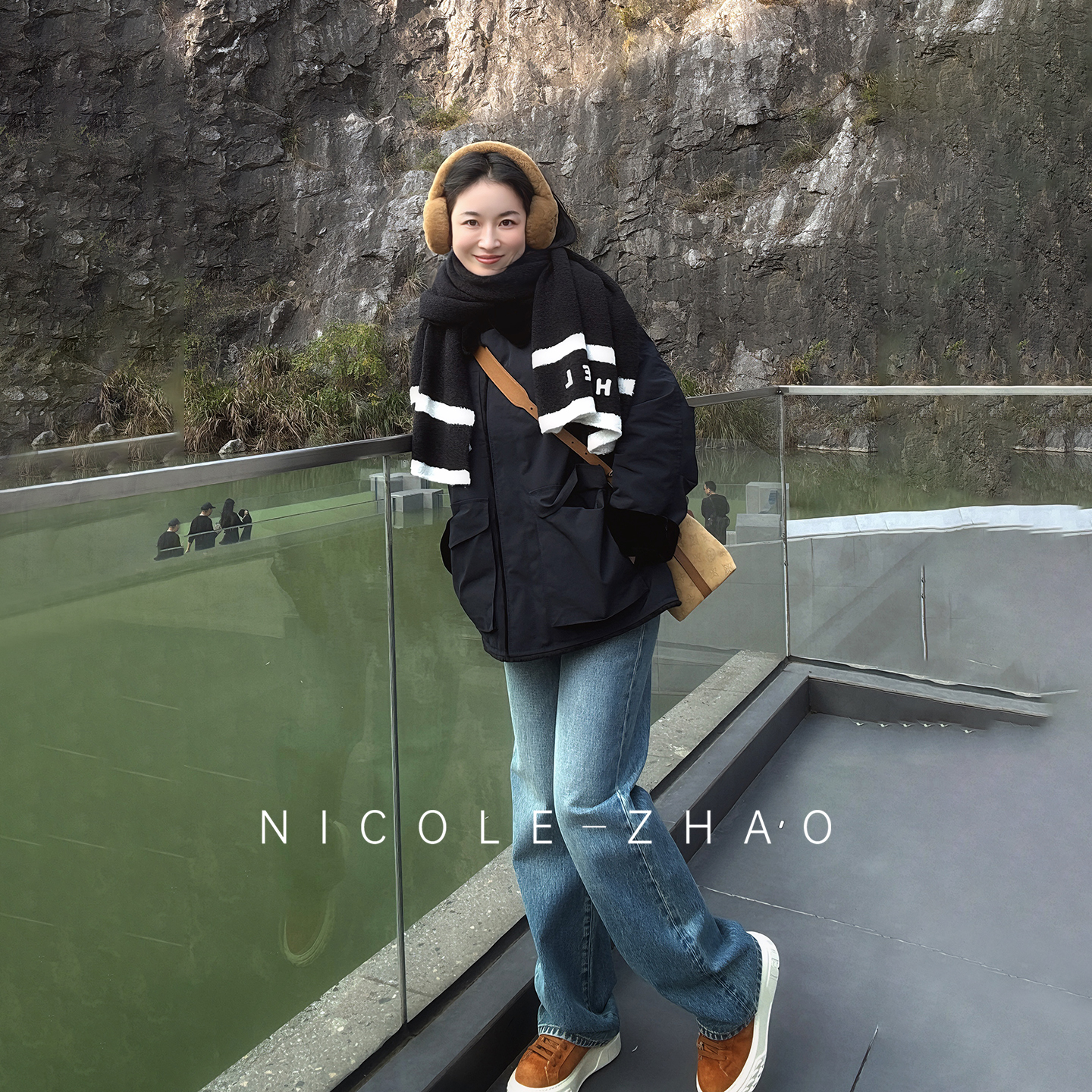 NZ0345【贵姐NICOLE】（80年代）土耳其进口面料设计修身牛仔裤