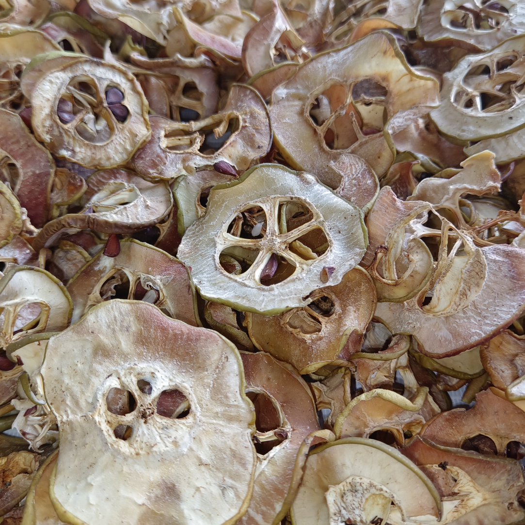 云南农小二老品种白花酸木瓜干片