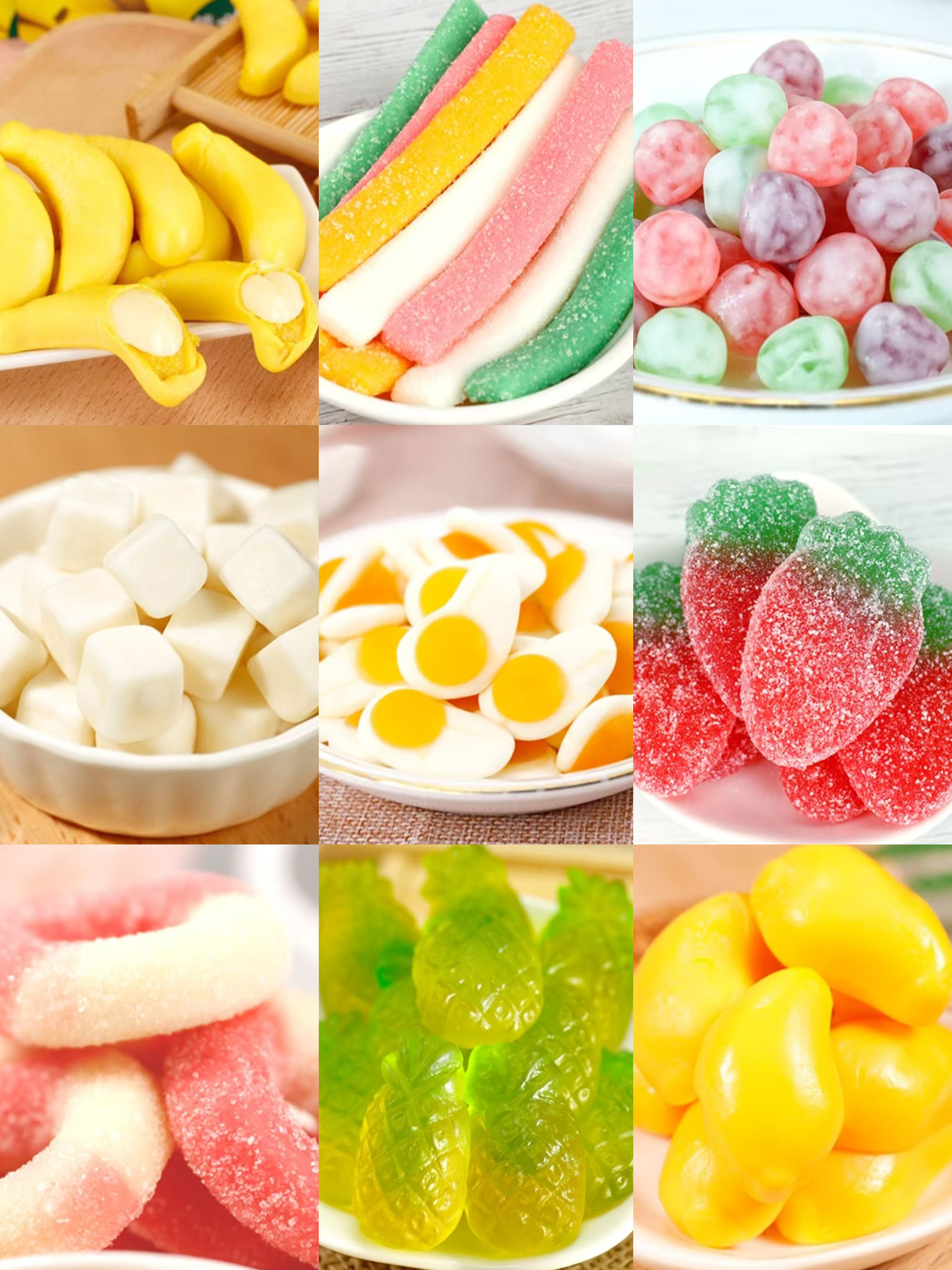 【备注单】酸砂爆浆涂油水果味橡皮糖混搭酸甜可口解馋零食