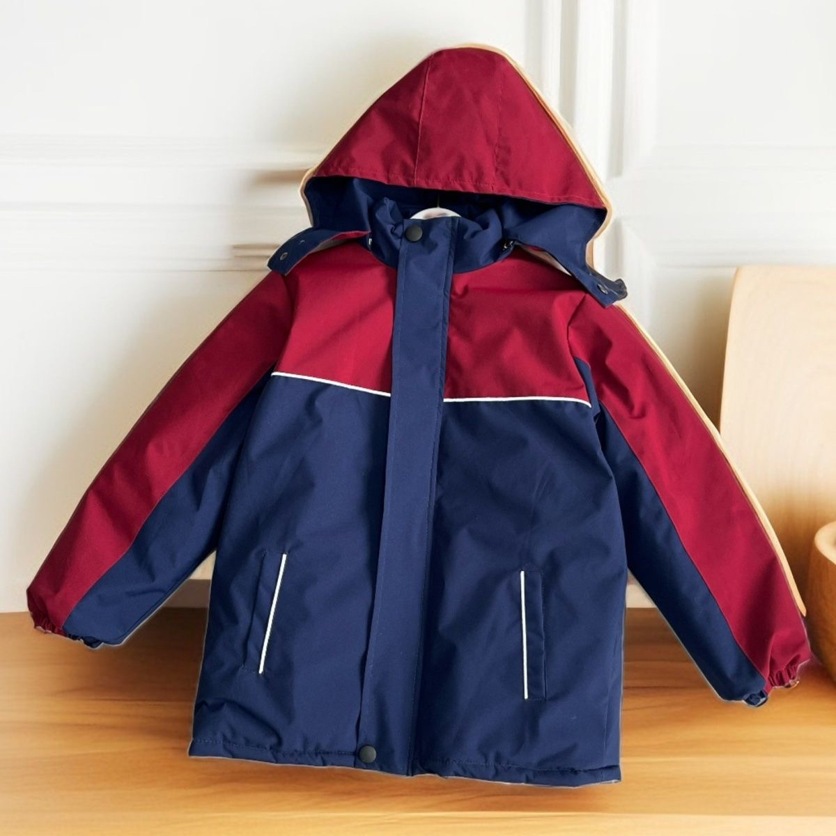 小学生校服冲锋衣秋冬加绒加厚一体棉服幼儿园儿童冬季班服保暖