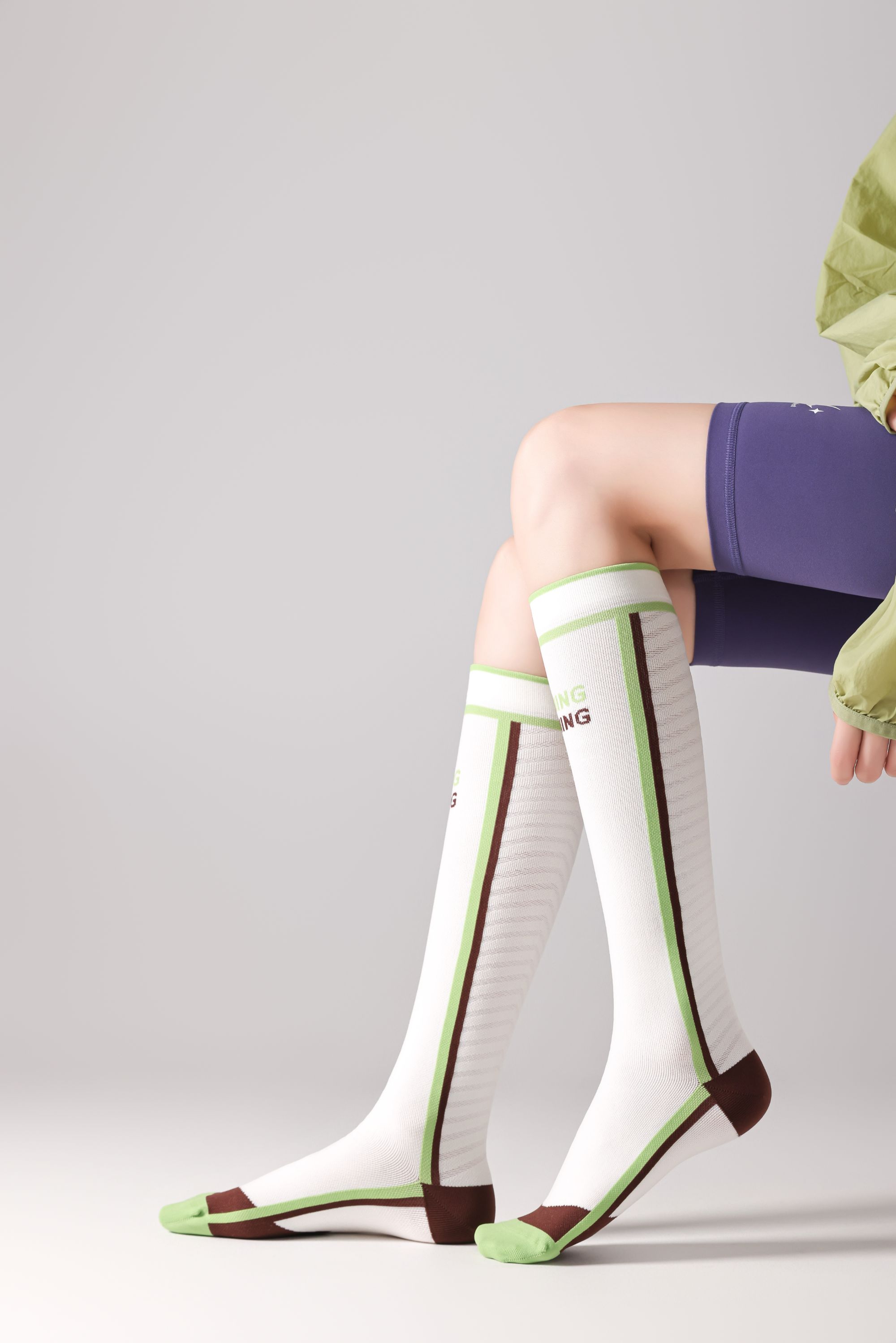 -美式户外骑行运动压力袜--秋冬新品透气秋季常规中筒袜长筒袜