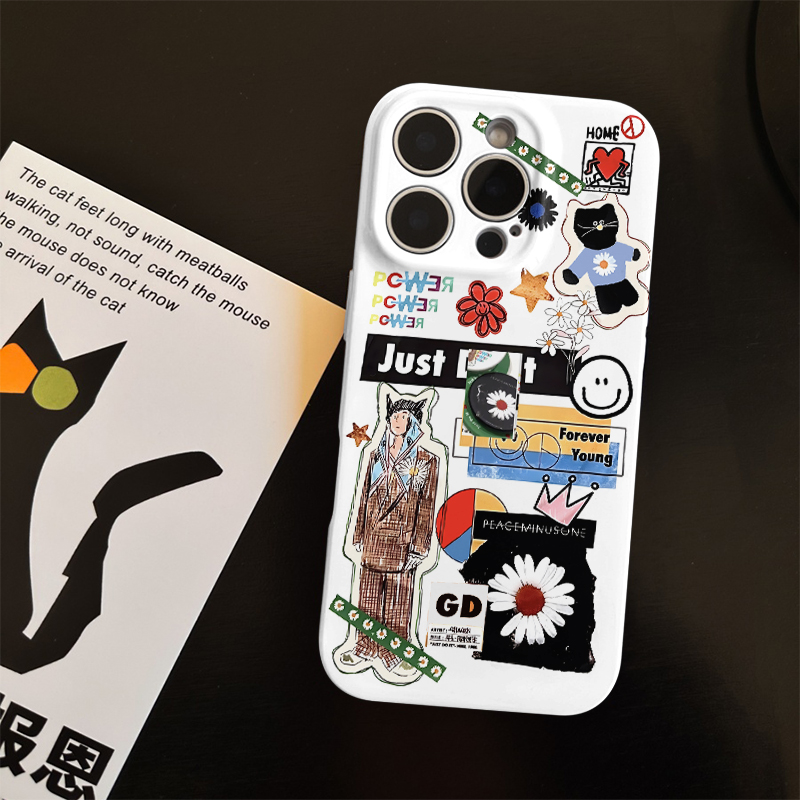 权志龙雏菊菲林软壳适用苹果17promax手机壳16华为vivo小米15oppo