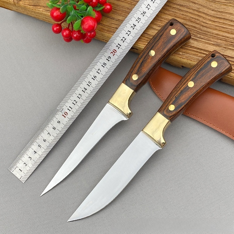 （新疆包邮）肉联105-203 专用黄铜屠宰刀剔骨刀分割刀实用好用锋利