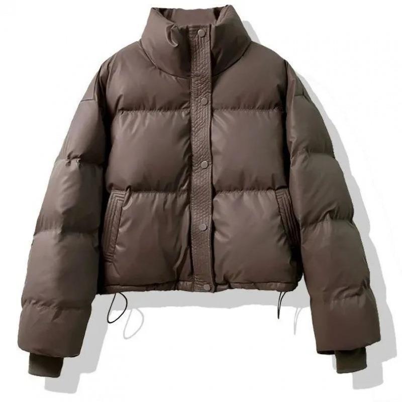 品牌优选2025新款免洗皮羽绒棉衣女短款冬季加厚面包服小个子爆款