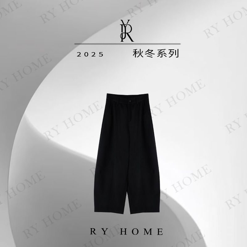 【容雨RYHOME】复古高级感宽松百搭阔腿裤253K2907