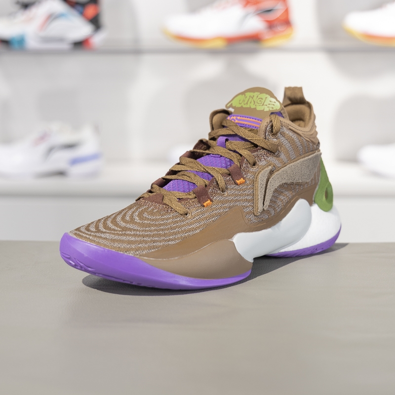 李宁驭帅18男子舒适减震百搭休闲稳定抗扭篮球专业比赛鞋ABAU087