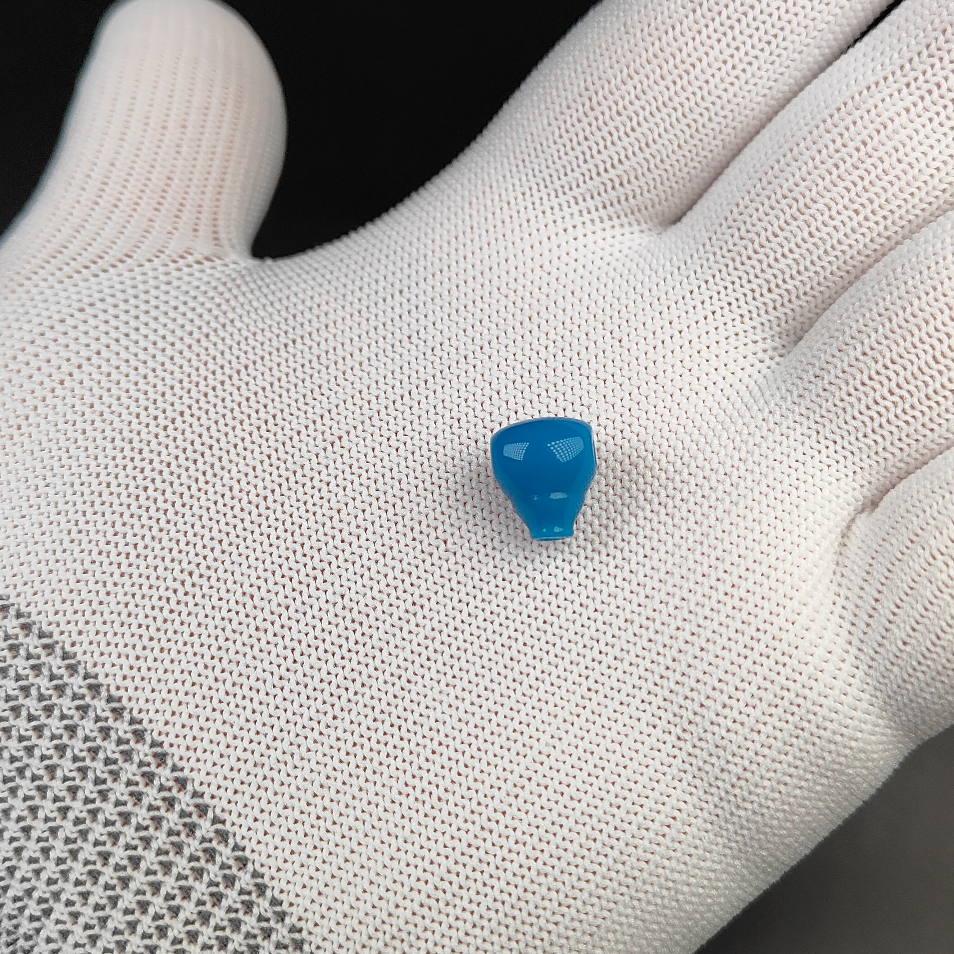 雪巴琉璃暴力蓝色小奶嘴三通9mm可搭配4mm，5mm，6mm小串三通配饰