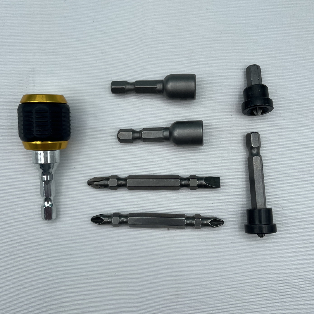 电转快速转换头7件套小工具定位披头套筒披头随机发