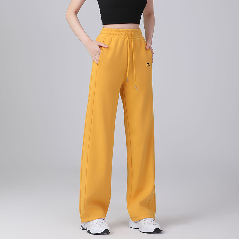 XVRV秋季2025双侧拼接线直筒两穿裤运动长裤显瘦百搭裤子