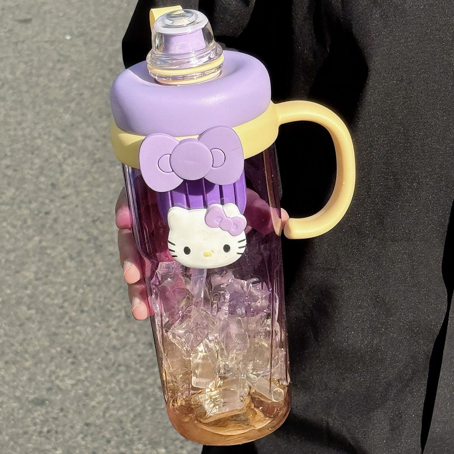 【小茶日记】2025夏季大容量耐高温水杯女生新款巨无霸冰霸杯吸管杯