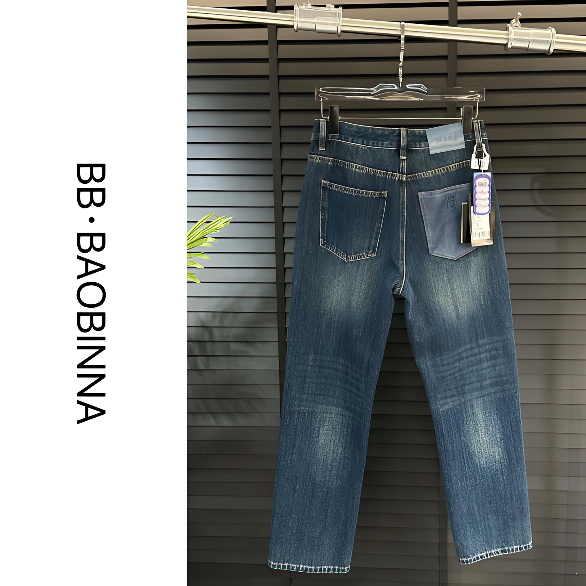 小野· 男装 | 男士高订轻奢男士牛仔裤6536