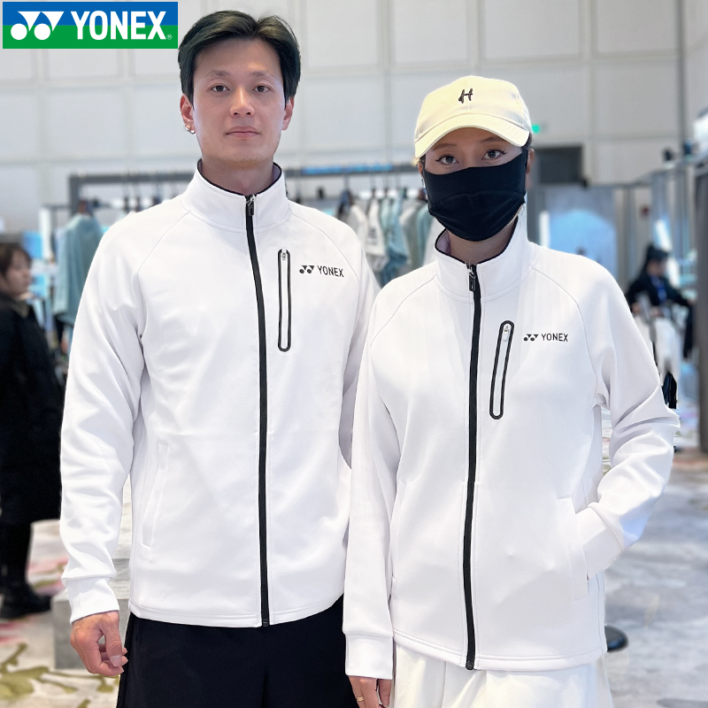 新款尤尼克斯YY羽毛球服男女长袖卫衣外套运动上衣1501125BCR