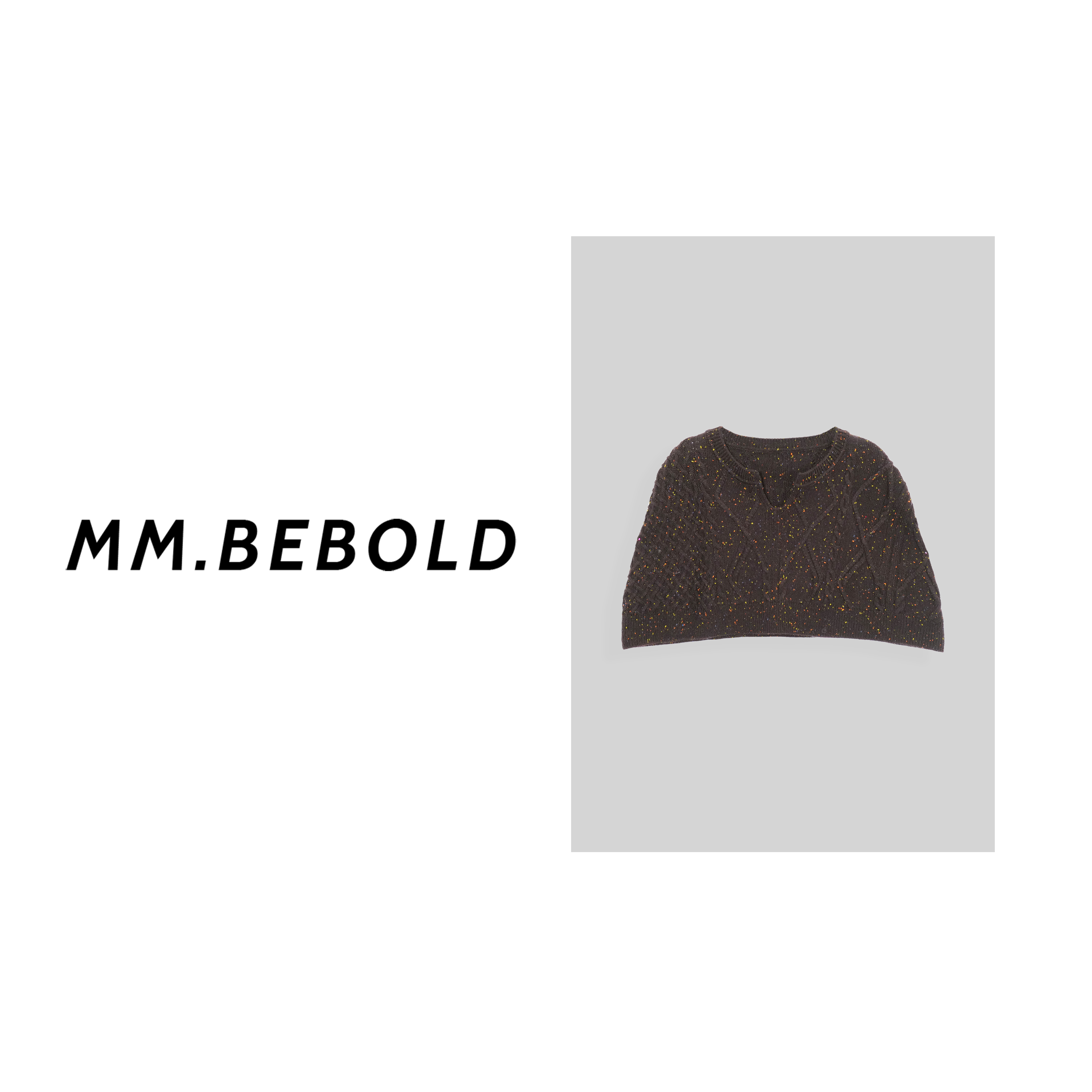 【妙姐精选】恰好 披肩慵懒风气质叠穿坎肩小衫LJL258689