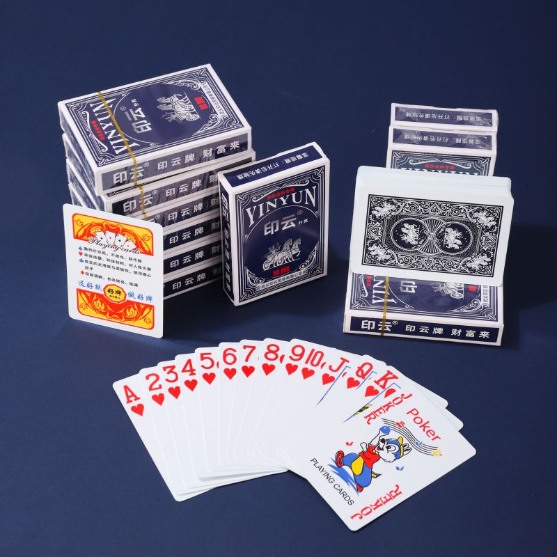 经典马车背版中字纯木浆纸质可轻度湿水会所高档扑克厂家批发包邮