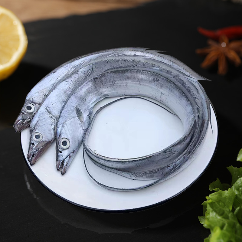 整条深海带鱼无冰整条带鱼新鲜冷冻刀鱼带鱼鲜活捕捞海鲜水产整箱