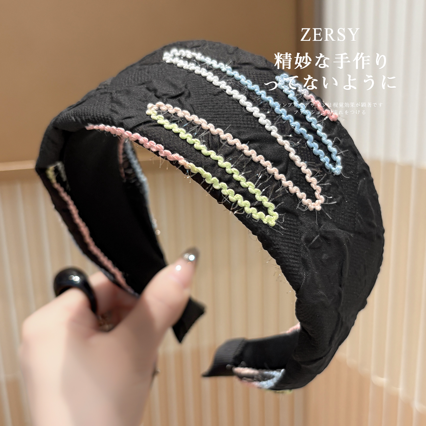 新款宽边布艺发箍女高级感洋气时尚百搭海绵发卡日常外戴洗脸头箍