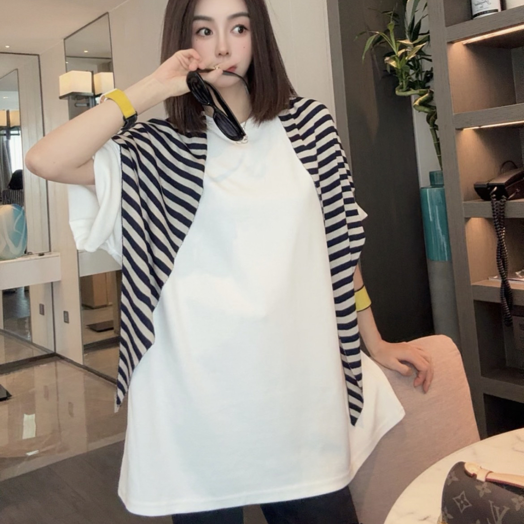 『婷老板』新款、时尚搭披肩百搭三色短袖T恤812-35