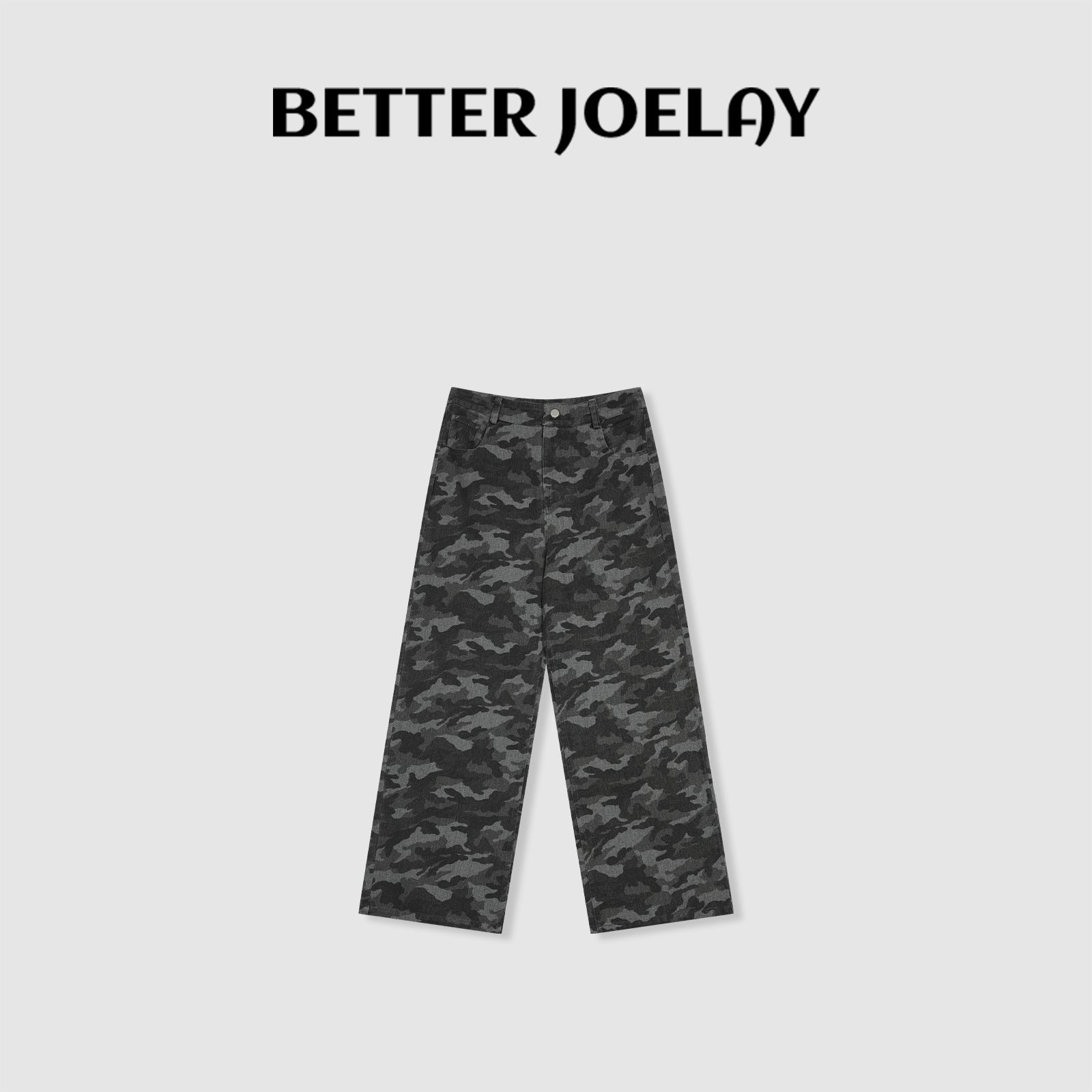 BETTERJOELAY-【乌云密布】百分百棉牛仔裤时尚简约休闲风Z0808