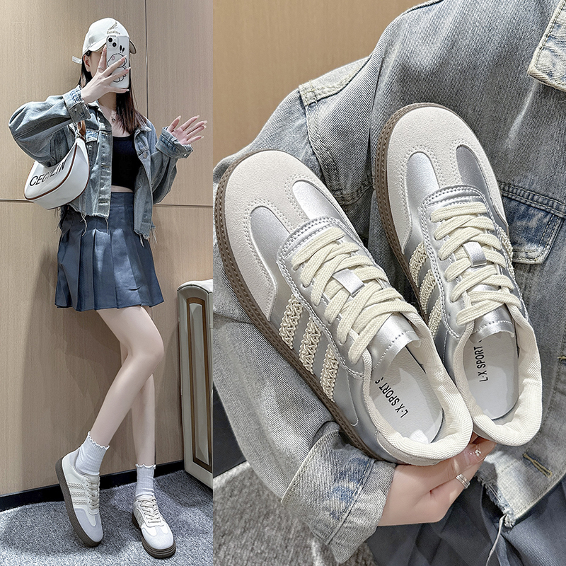 芭蕾德训.2026春季爆款时尚百搭德训鞋女运动休闲鞋阿甘板鞋