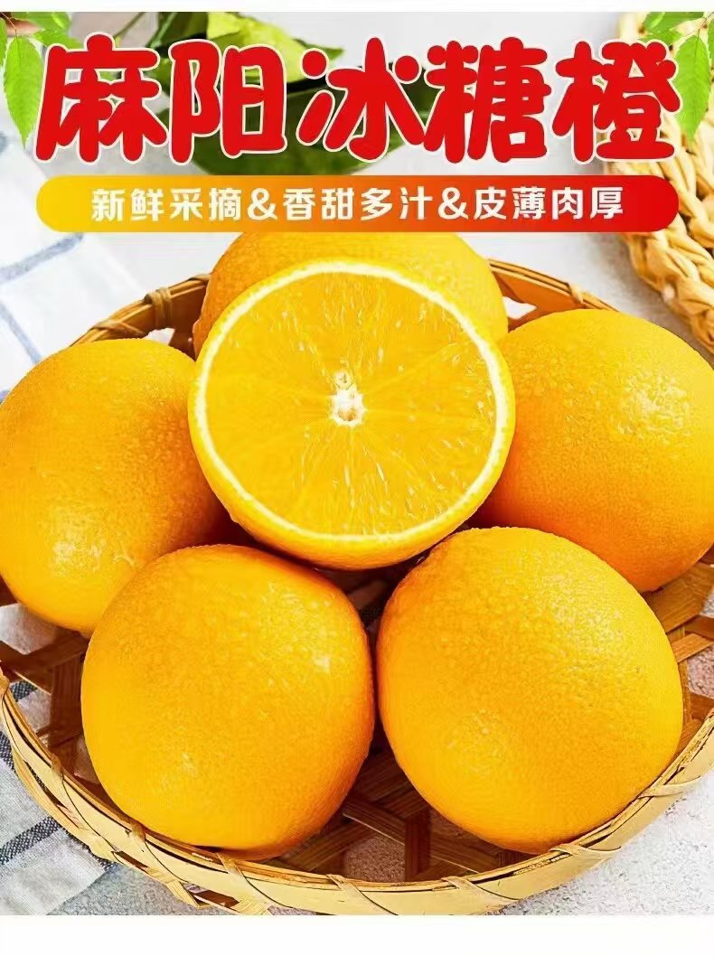 农家冰糖橙湖南麻阳正宗冰糖橙