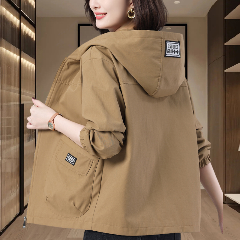 外套女小个子2025春秋新款爆款韩系休闲气质时尚宽松早春夹克上衣