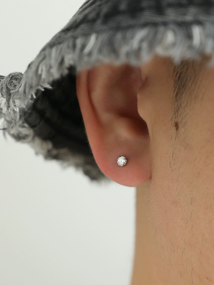 合金耳饰 螺旋纹睡觉免摘耳钉男女同款养耳洞耳环精致小号耳钉