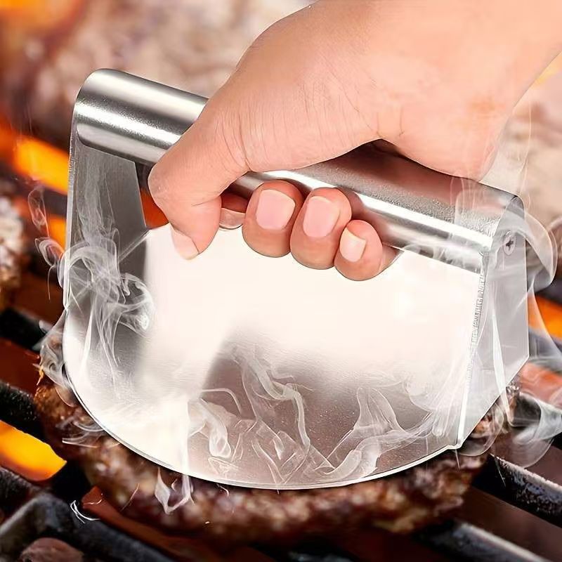 不锈钢压饼器手压汉堡肉饼葱油饼铁板鱿鱼压板饺皮压皮器压肉