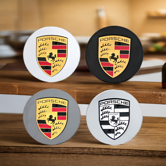 保时捷轮毂盖标卡宴原厂轮毂盖迈凯718帕拉梅拉911轮毂中心盖彩标