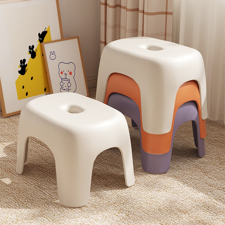 加厚小凳子塑料椅子穿鞋凳成人圆凳换鞋凳家用小板凳儿童矮凳沙发