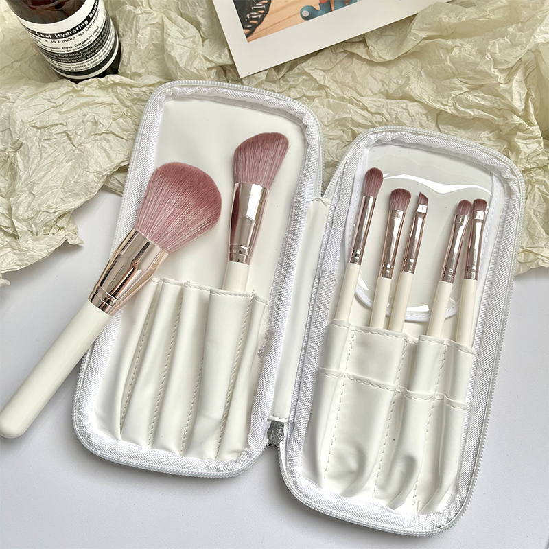 7支干枯玫瑰套刷化妆刷套装眼影刷眼部刷散粉遮瑕细节眼线刷新手