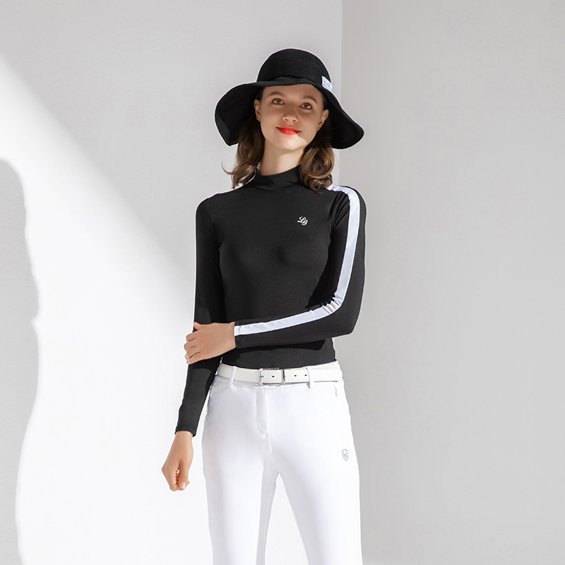 LoveGolf春秋女款高尔夫休闲运动上衣打底时尚长恤高尔夫服装女款