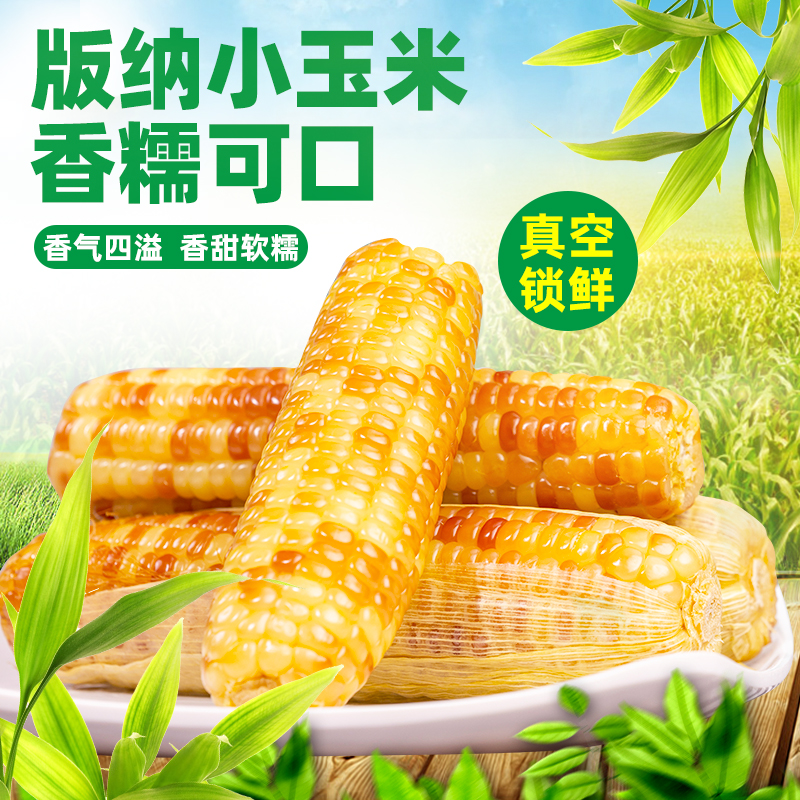 云南西双版纳香糯小玉米2斤3斤5斤糯玉米软糯香甜TY