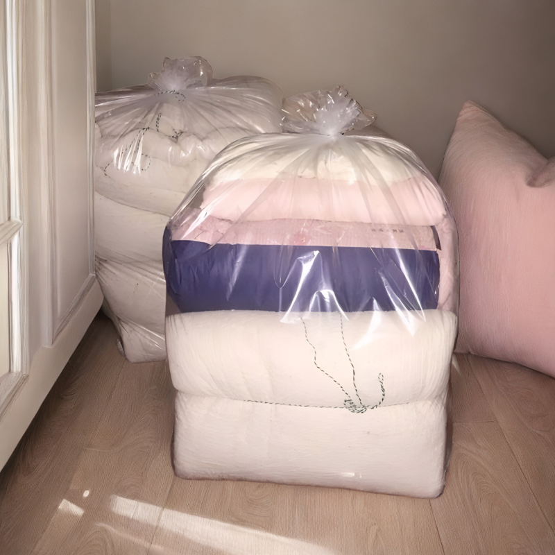 装被子的袋子收纳袋防潮防尘袋棉被打包袋透明塑料袋大容量衣服袋