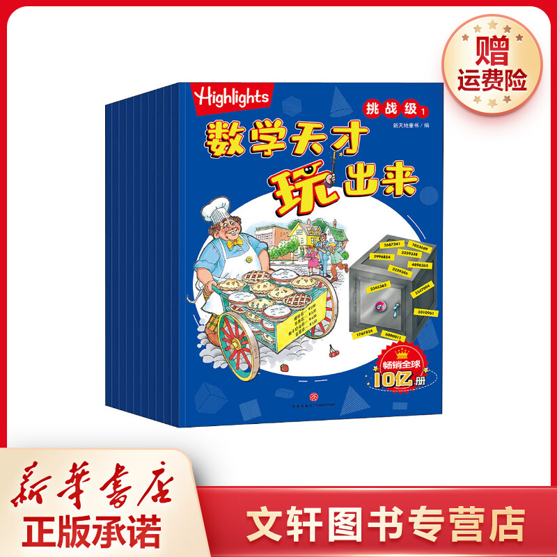 【文轩】数学天才玩出来 挑战级(1-10) 综合读物