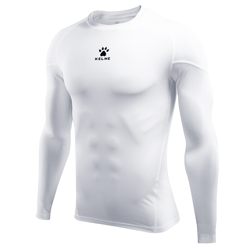 【长袖紧身衣】卡尔美官方旗舰店长袖紧身衣夏季运动高弹健身速干