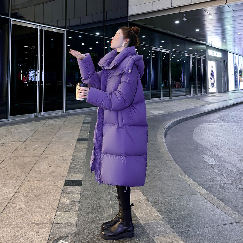 极寒羽绒服女中长款2024冬季新款韩版休闲时尚冬季外套女高级感