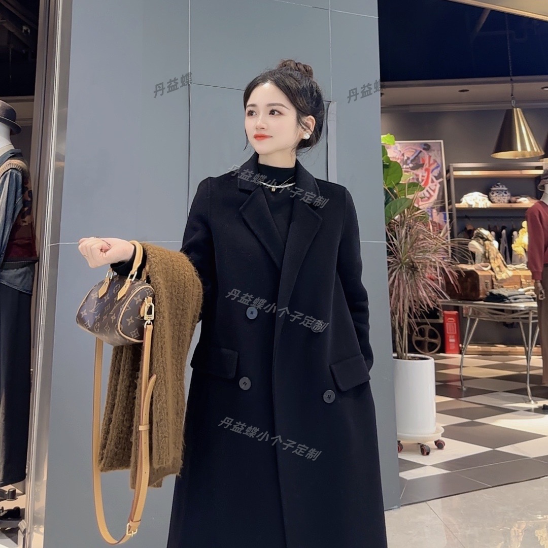 【嘉嘉专属福利】100%纯羊毛大衣小个子秋冬新款外套加绒保暖百搭