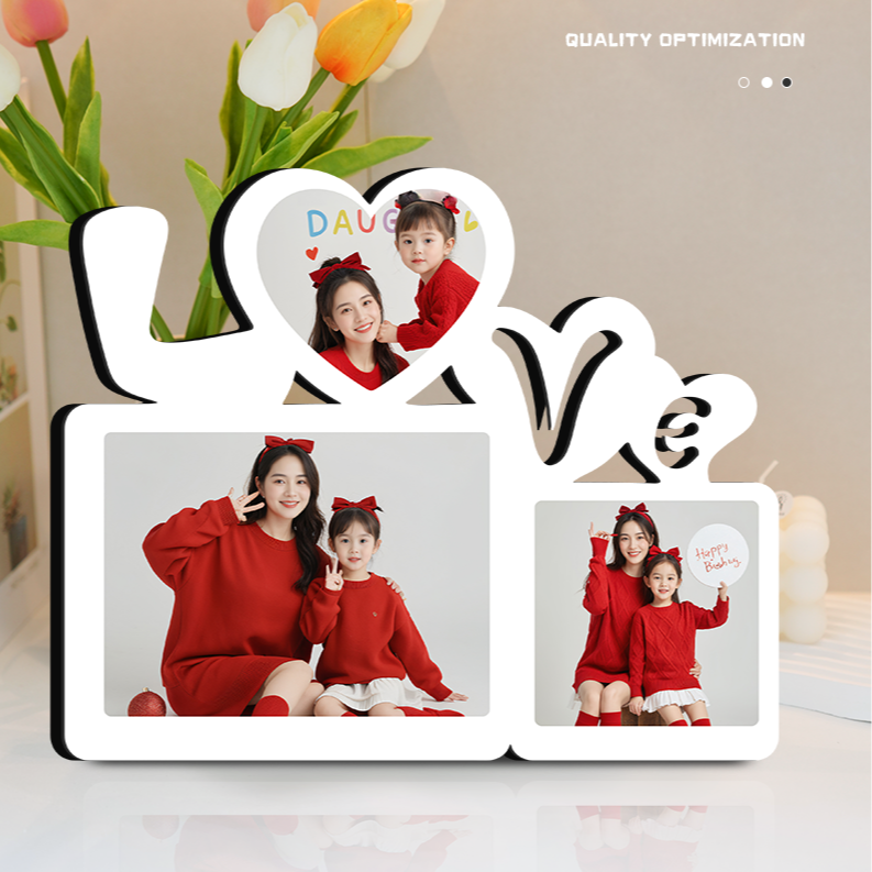 【大声说出你的爱】定制照片宝宝照情侣照亲子照玄关酒柜