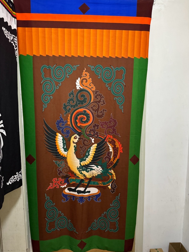 藏式门帘（长度2米，宽度1米1）